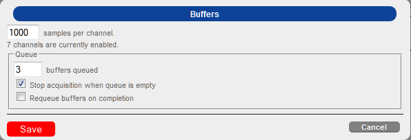 Setting Up the Buffers