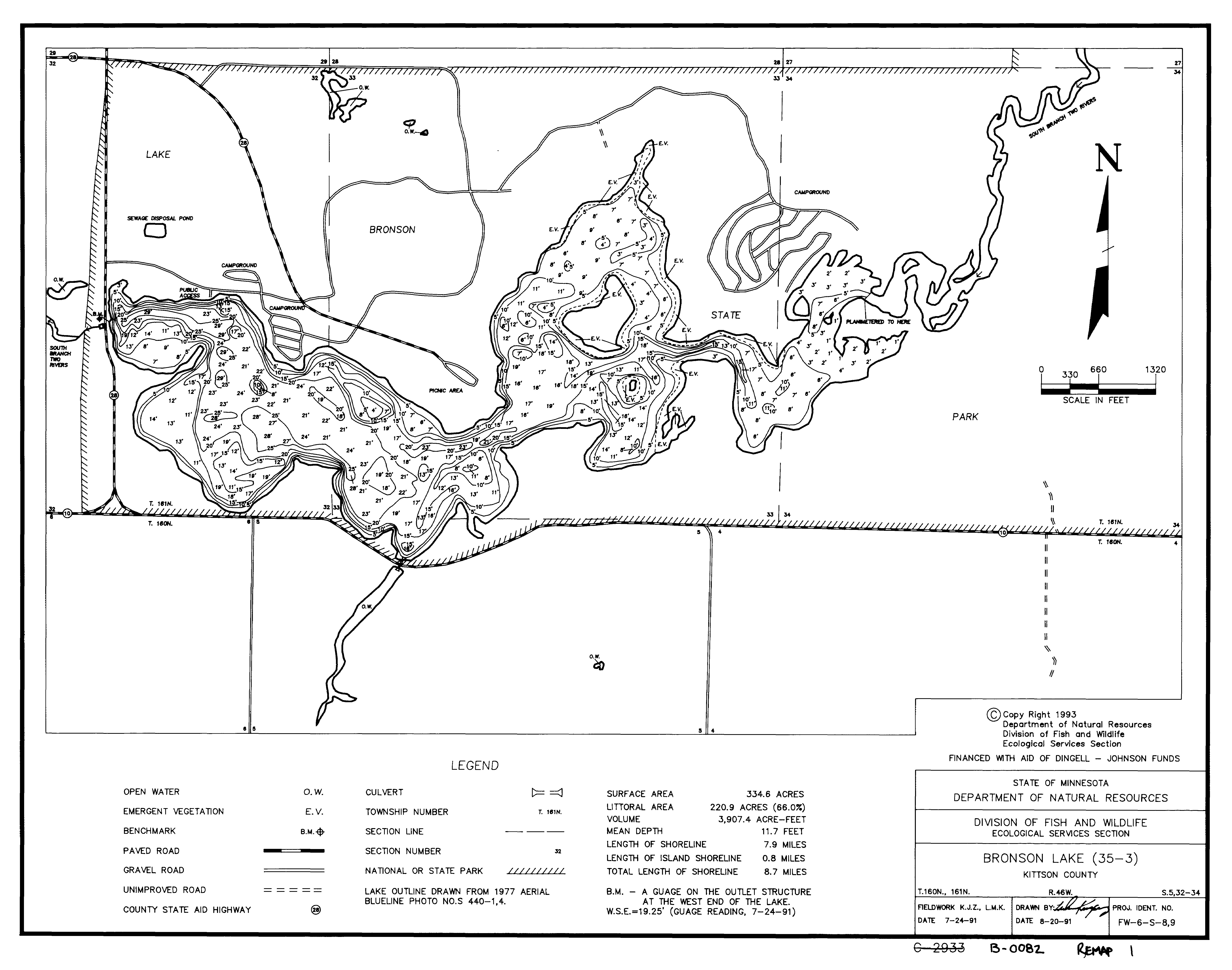 Lake depth maps Minnesota DNR MN Department of Natural Resources