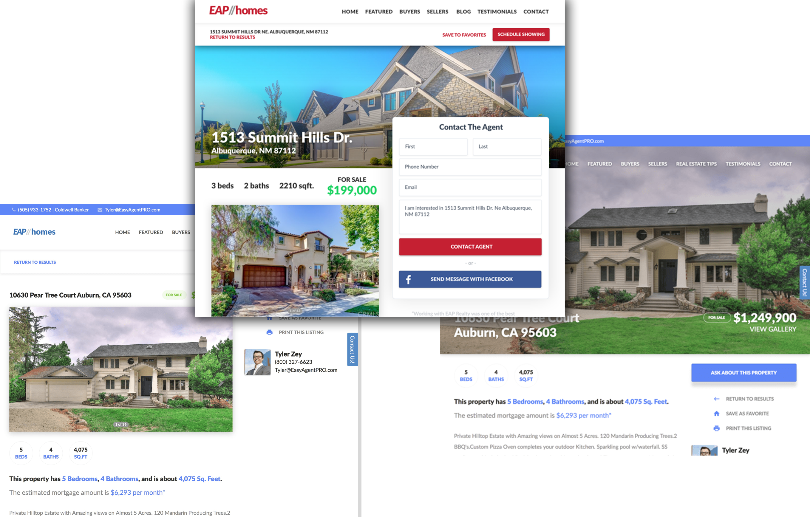 LeadSites The Ultimate Real Estate Agent site Easy Agent Pro