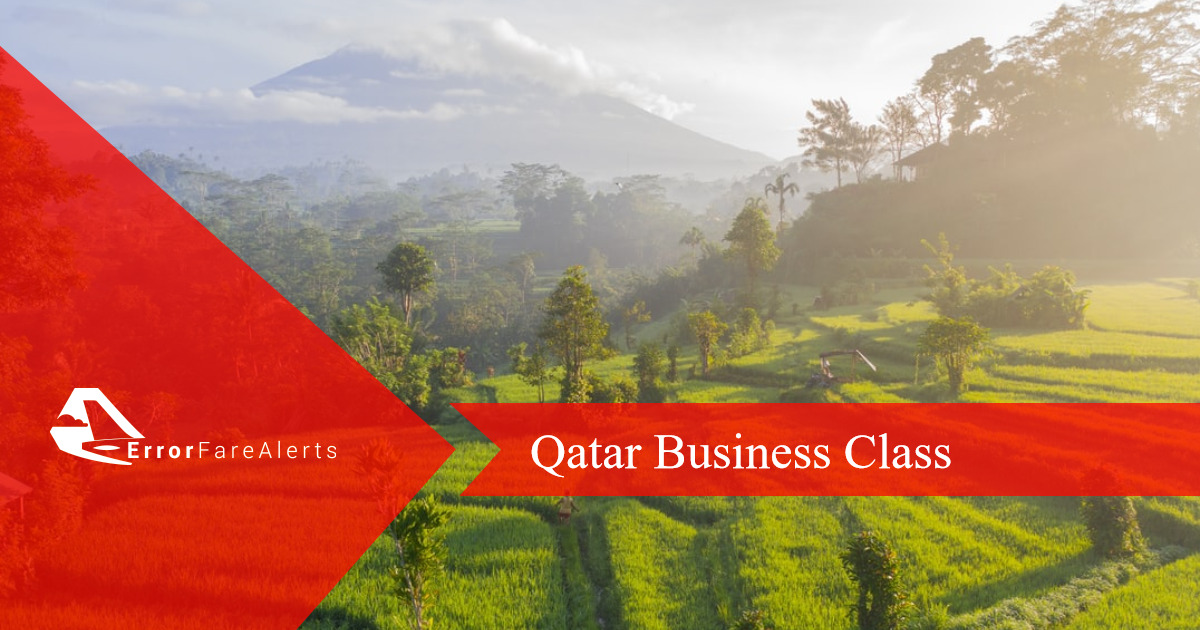 Qatar Business Class Deal nach Bali ab 1.546 Euro ErrorFareAlerts