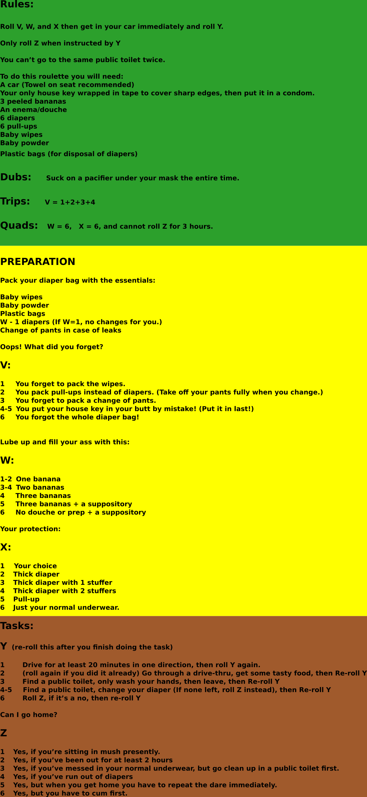 Driving diapered, an ABDL outing - Fap Roulette