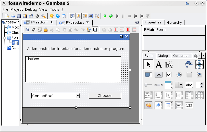 Gambas Almost Visual Basic for Linux FOSSwire
