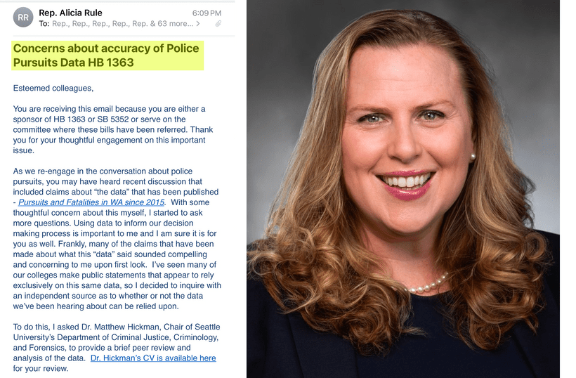 Democratic lawmaker, professor debunk data used to restrict police pursuits