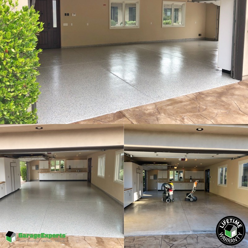 Residential Garage Epoxy Flooring in Trabuco Canyon, California