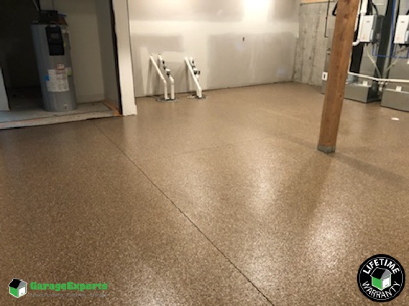 Residential Basement Epoxy Flooring in Springfield, Mo Garage Experts of Southwest Missouri