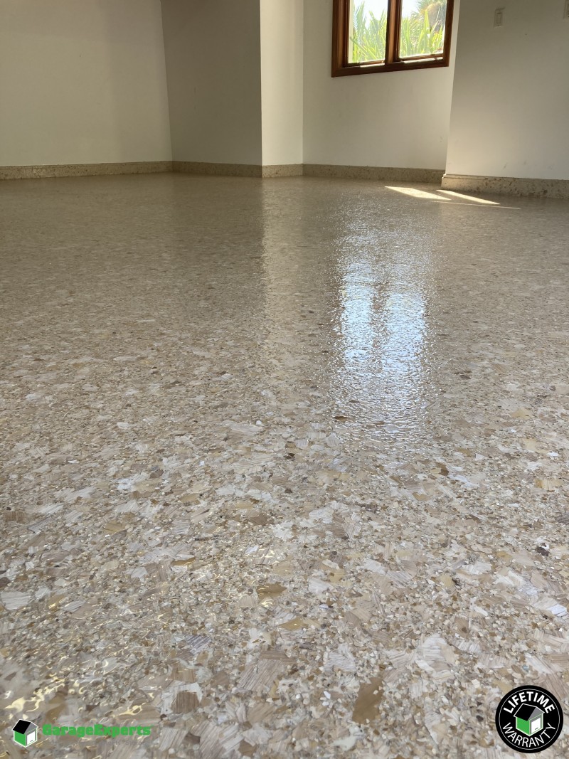 Residential Garage Epoxy Flooring in Miami, Florida Garage Experts of