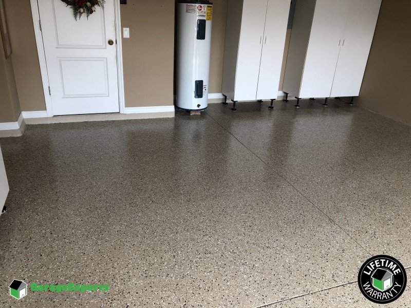 Residential Garage Epoxy Flooring in Melbourne, Florida Garage