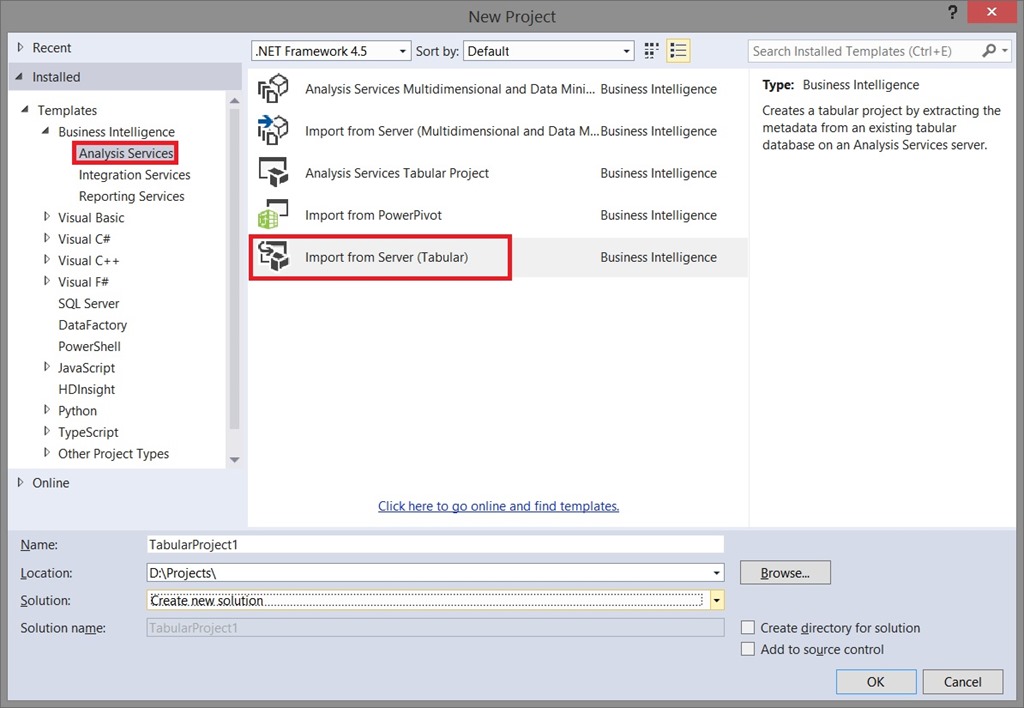 Open Analysis Services Tabular Database Online Gerhard Brueckl on BI
