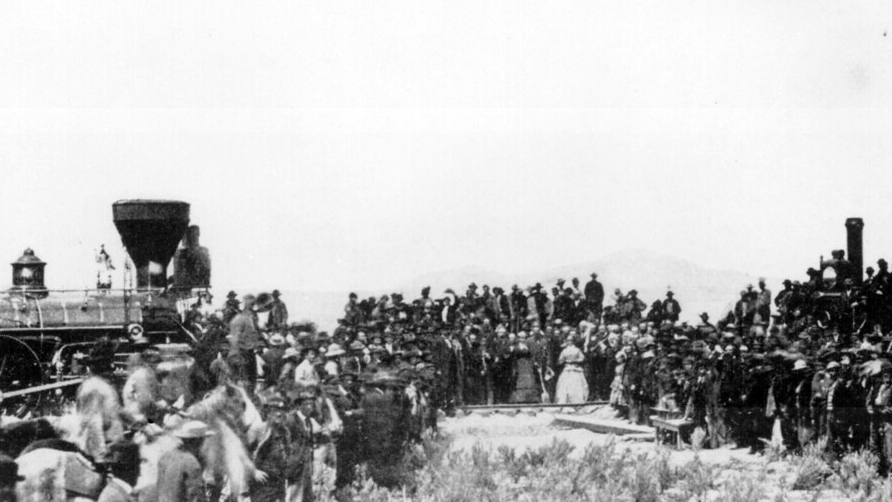 What year was the first Transcontinental Railroad completed? QuizGriz