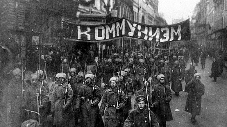 "Let it be." In 1917, who led the 'October Uprising' in