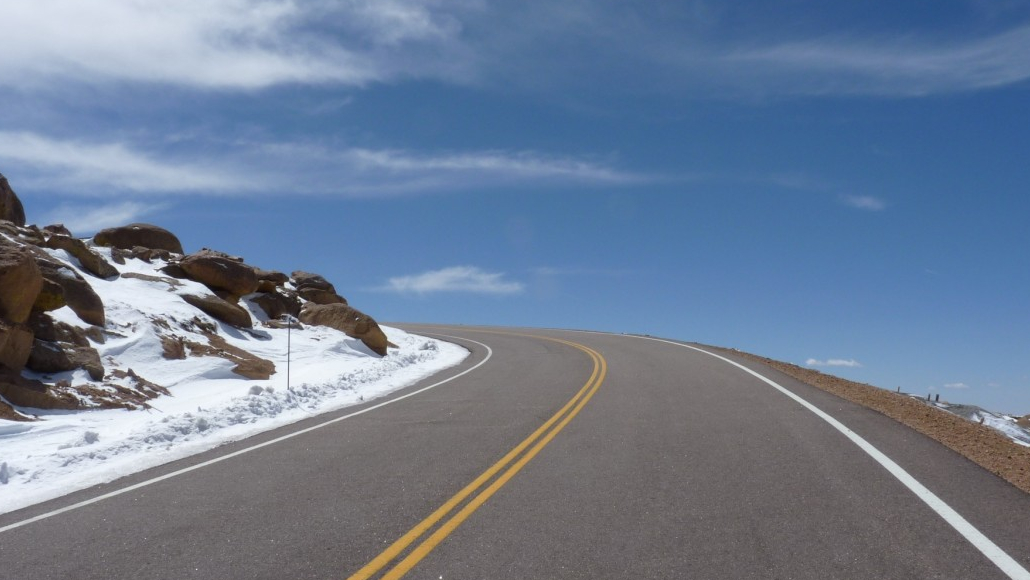 The Pikes Peak Hill Climb in Colorado, also appropriately known as "The