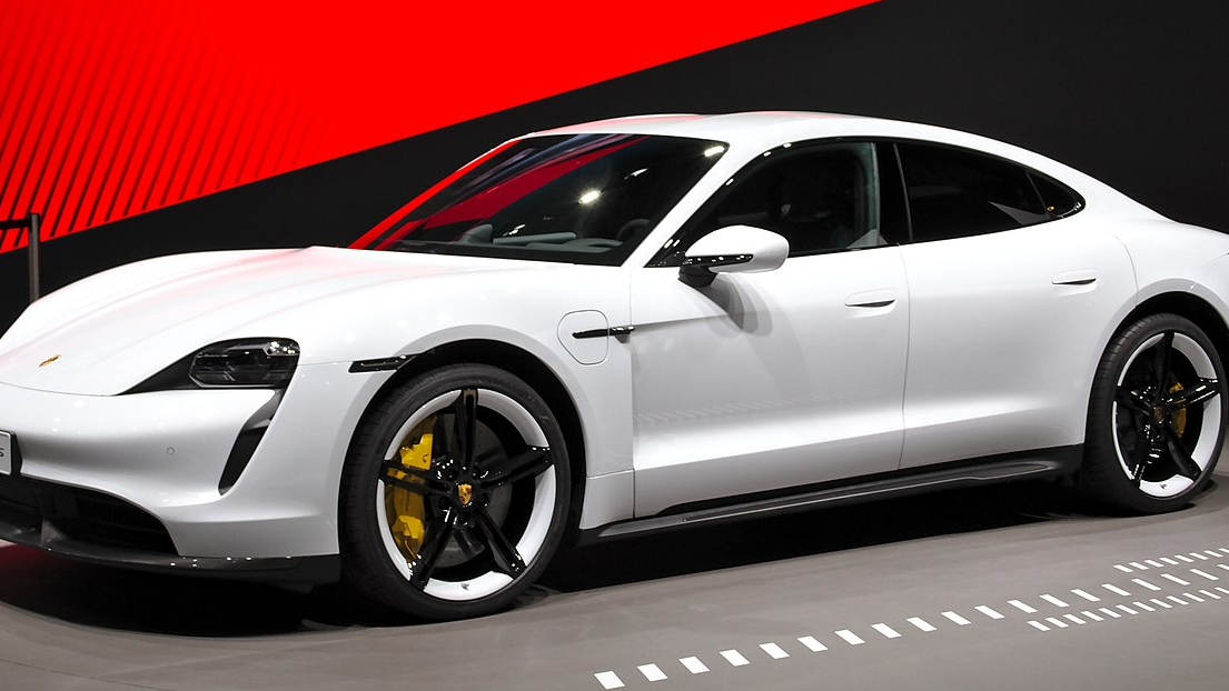 This car is Porsche's first production electric car, introduced in 2019