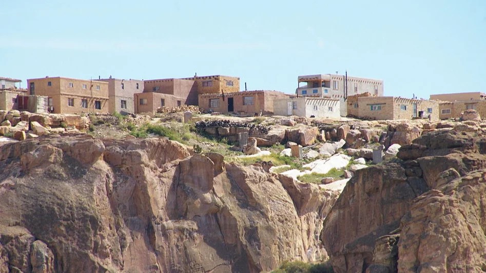 Including a community called Sky City, what is the name of one of the