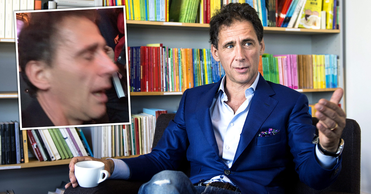 Här bryter David Lagercrantz ihop under intervjun "Huvudet håller på