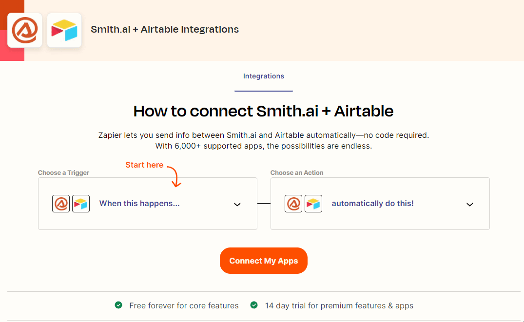 How to Connect Smith.ai and Airtable using Zapier Smith.ai Support & Help