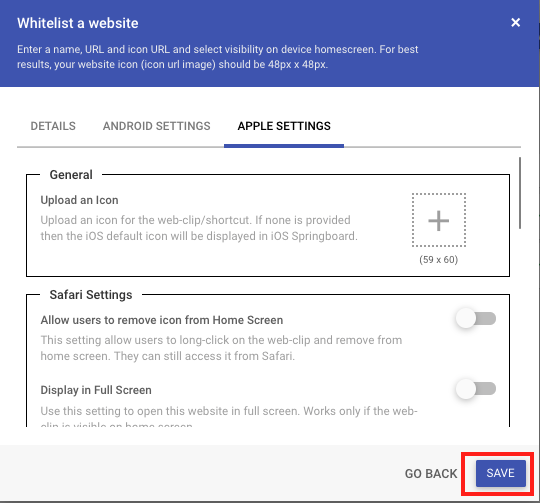 Whitelisting Websites on your Windows 10 Devices Scalefusion Help