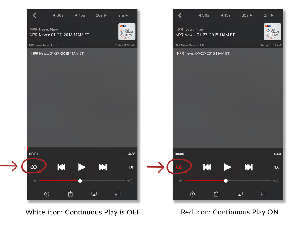 Continuous Play Downcast Knowledge Base