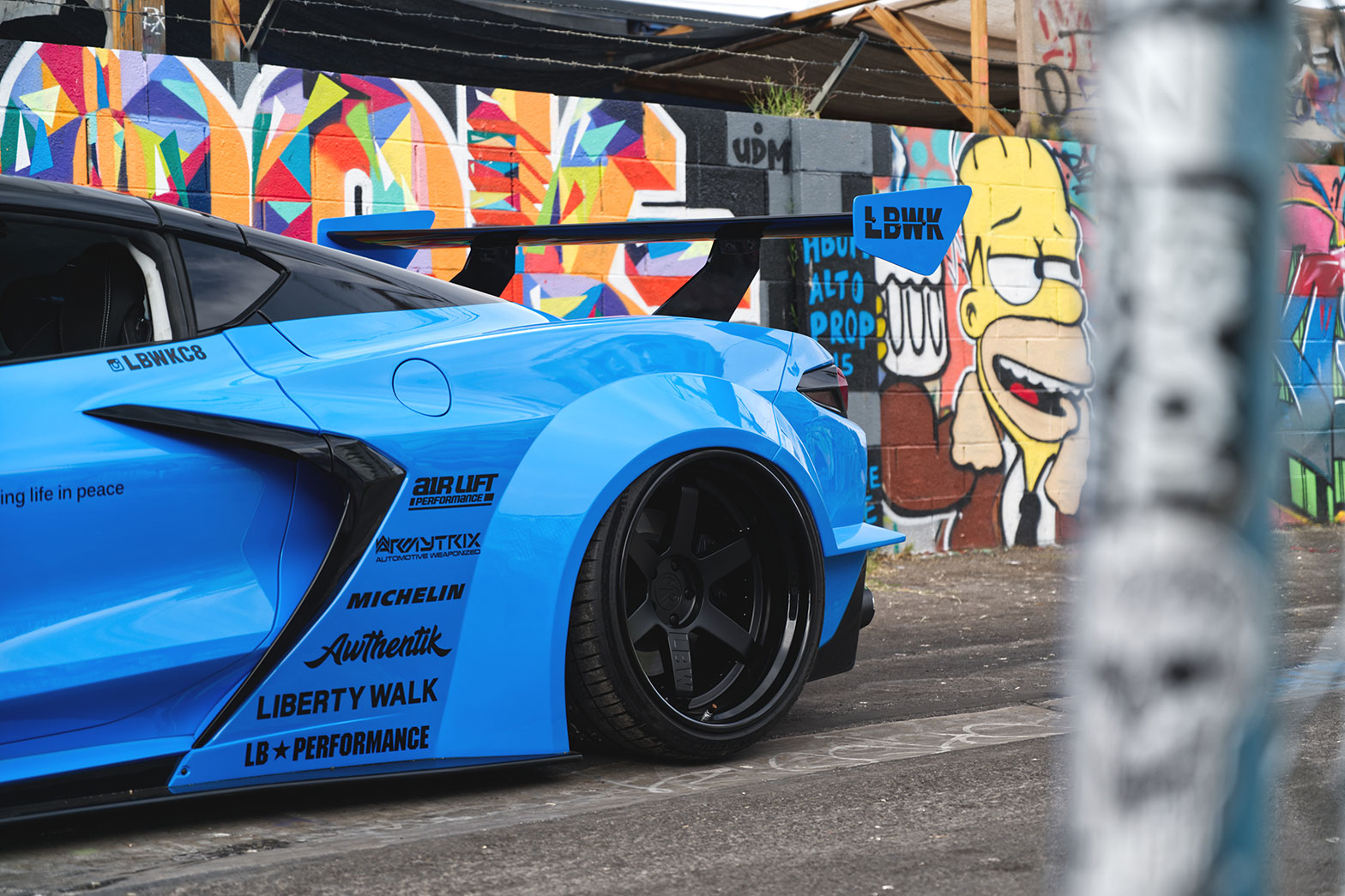 Liberty Walk body kit for Chevrolet Corvette C8 Buy with delivery