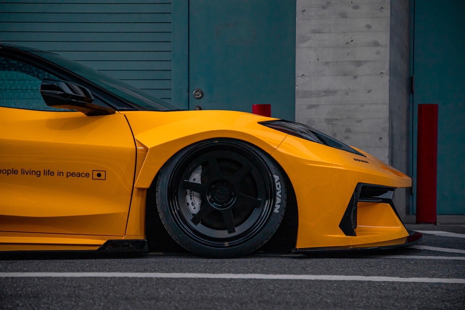 Liberty Walk body kit for Chevrolet Corvette C8 Buy with delivery