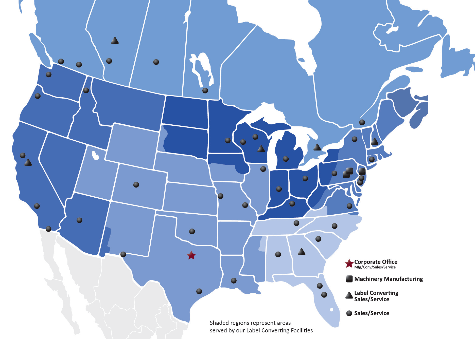 Locations Regional Offices & Managers ID Technology