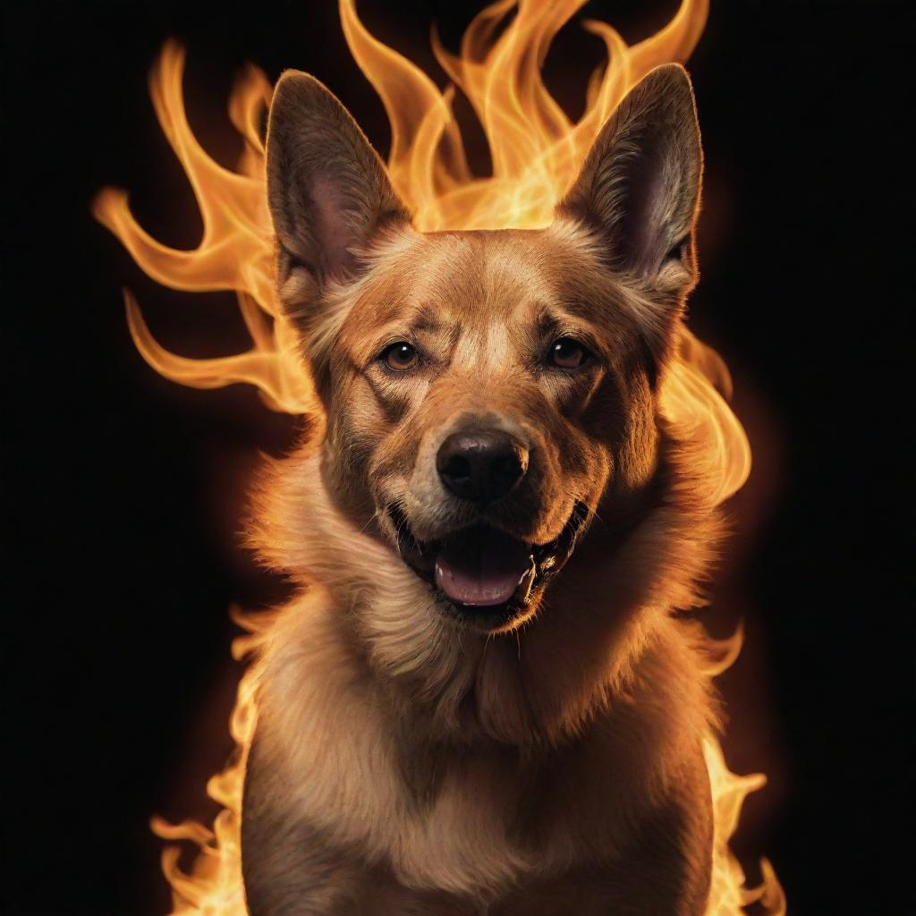Inferno Canine: A Blaze of Loyalty