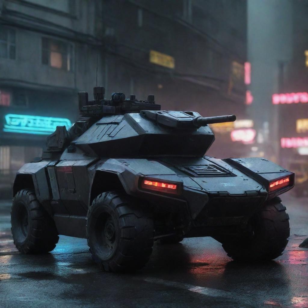 Future of Warfare: Cyberpunk Military Vehicles