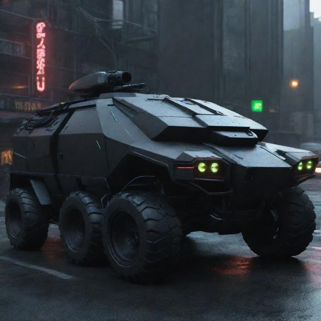 Future of Warfare: Cyberpunk Military Vehicles