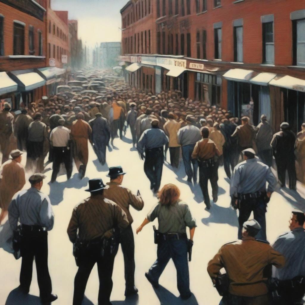 Crime Scene Chaos in the City