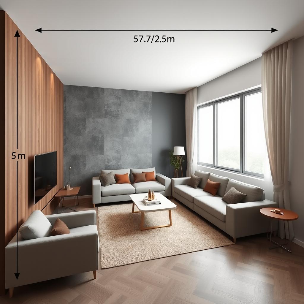 Transform Your Space Stunning Rectangular Living and Dining Room