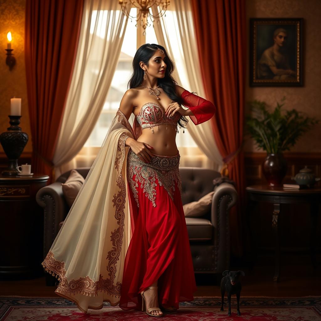 Alluring Arabian Belly Dancer