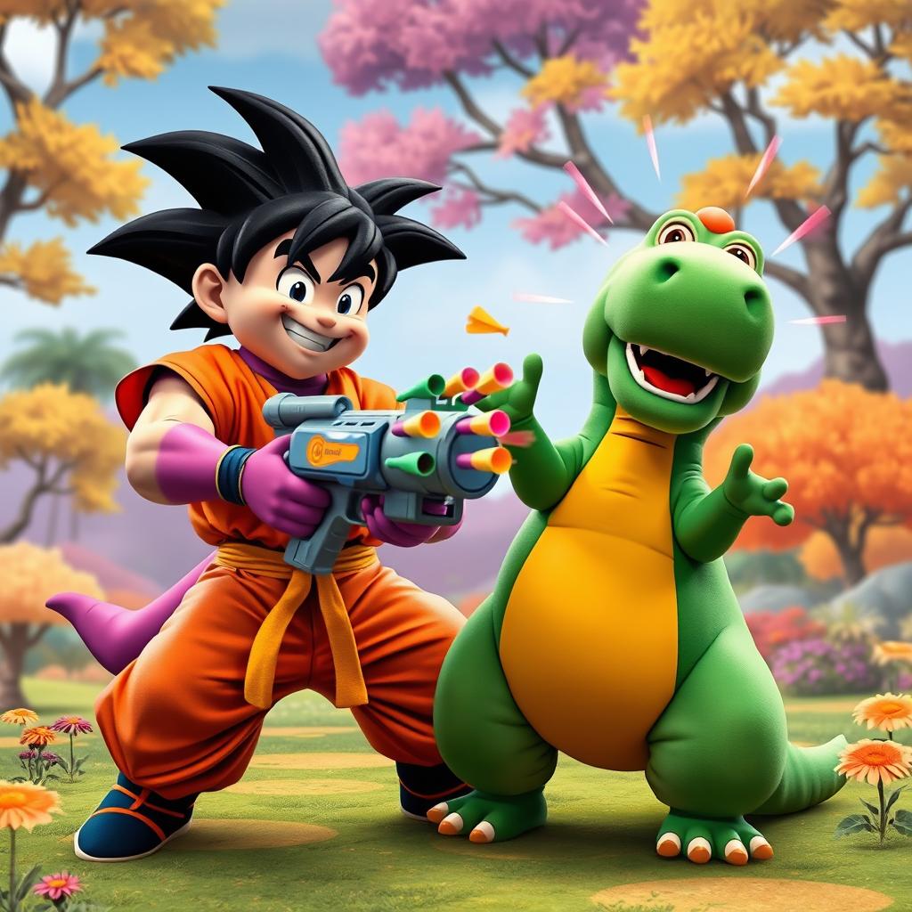 Unleash the Power: Barbie x Dragon Ball Crossover