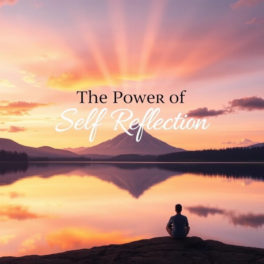 The Power of Self Reflection Book Cover Design