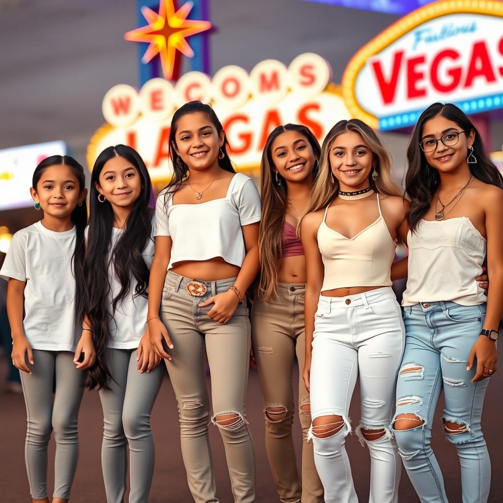 Sisterhood in Style Five Latina Sisters in Vegas
