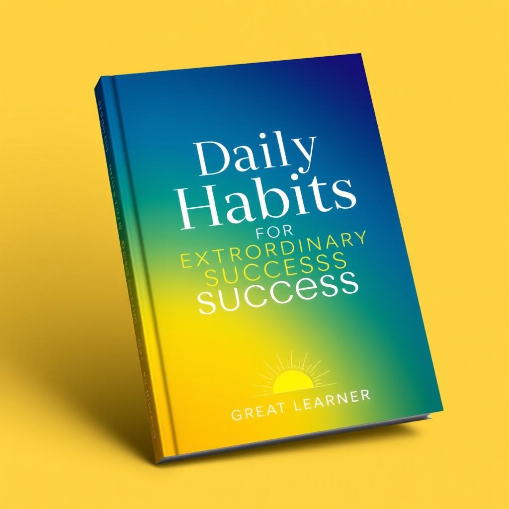 Book Cover Daily Habits for Extraordinary Success(03)