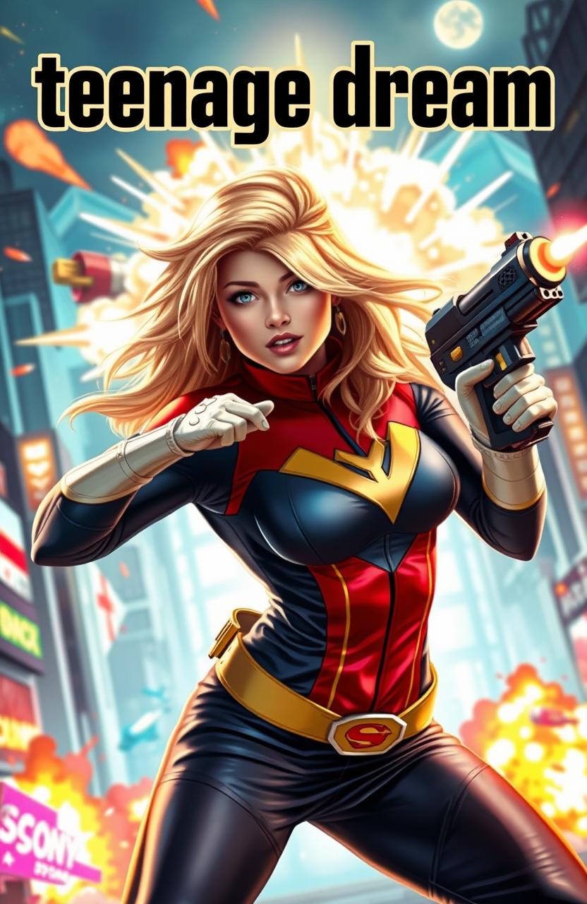 Unleash Your Inner Hero MarvelInspired Blonde Superhero(05)