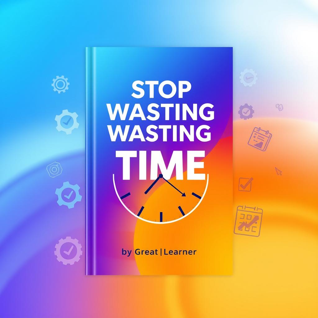 Stop Wasting Time Engaging Book Cover Design