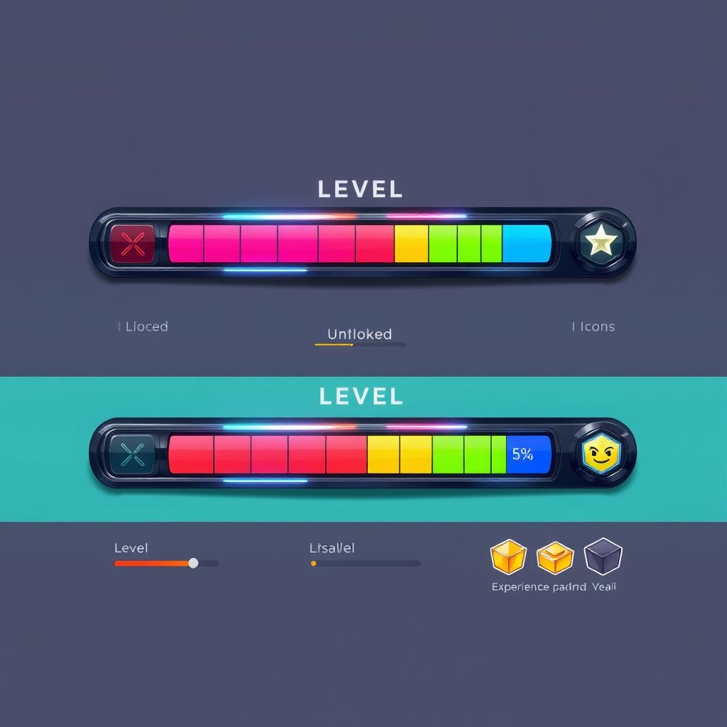 Level Up Your Game Innovative Progress Bar Design