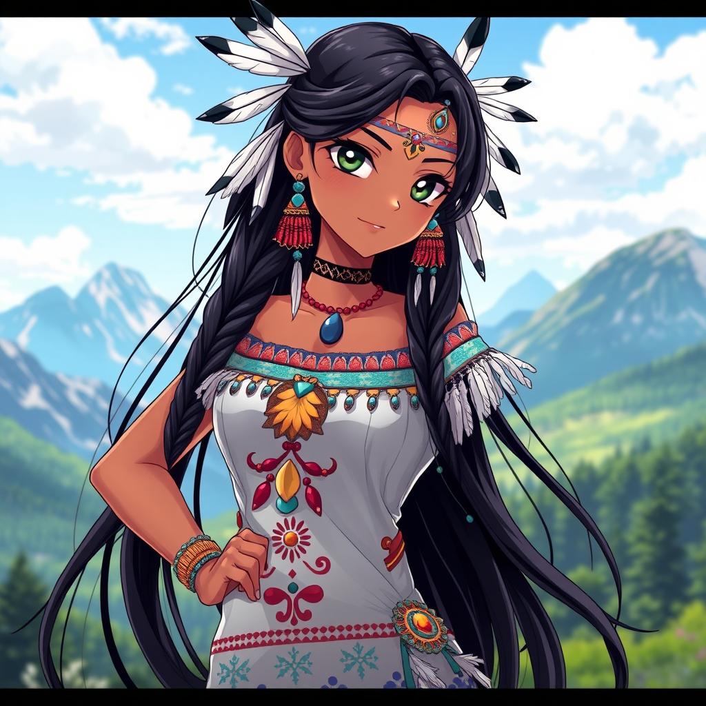 Native American Girl Anime