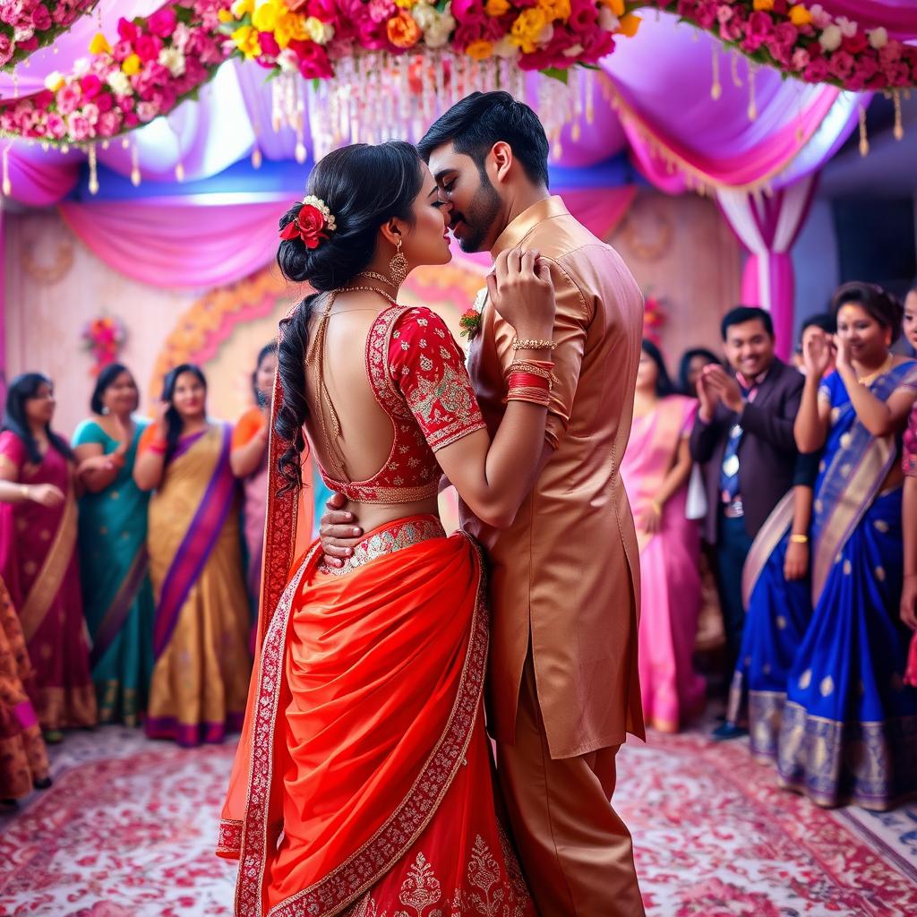 Dance of Joy: Vibrant Indian Wedding Celebration