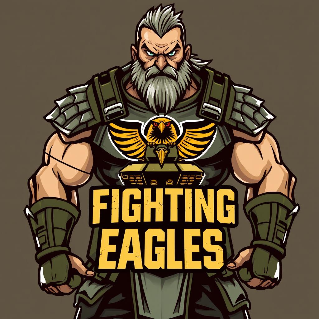 Unleash Your Inner Warrior Fierce Battle Design(03)