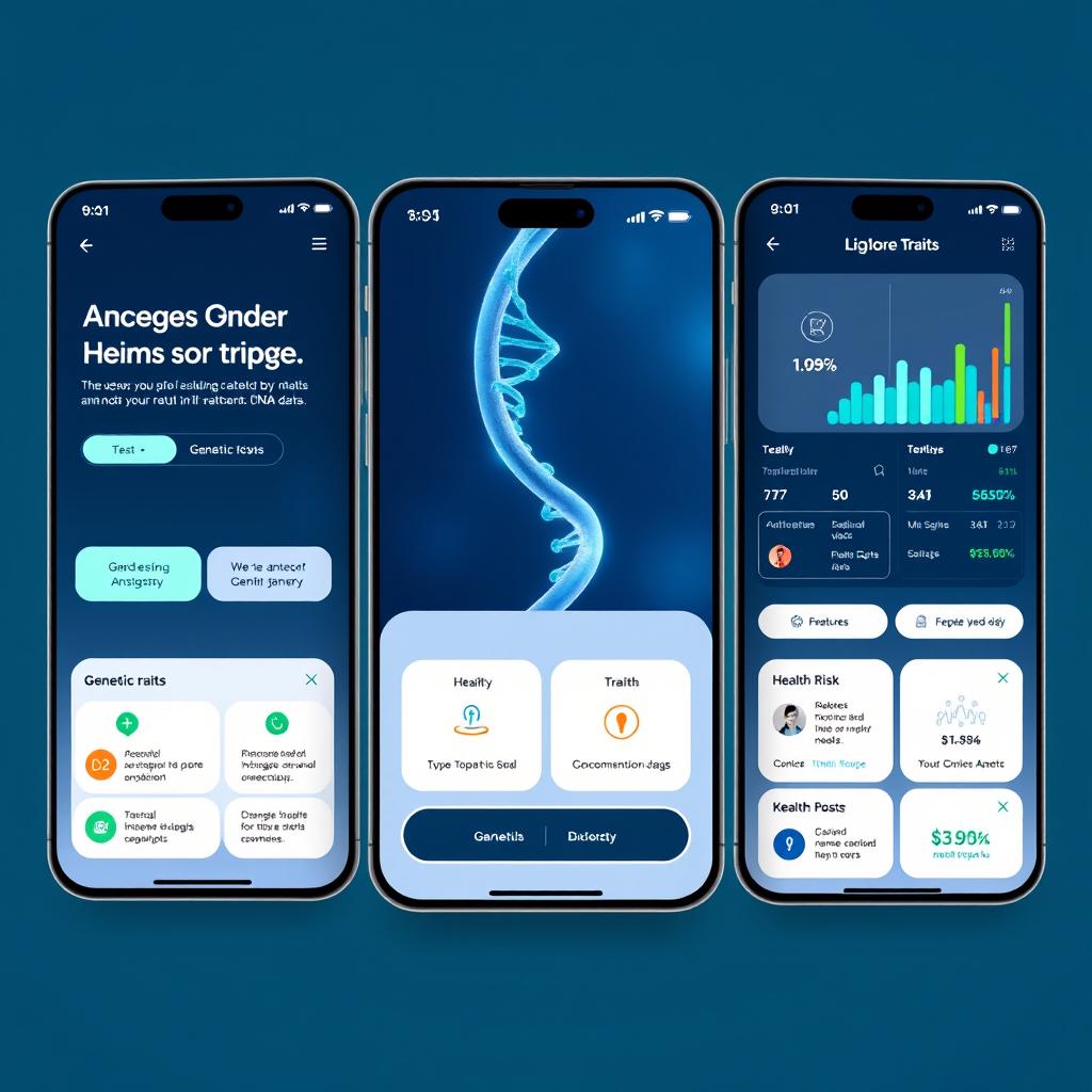 Revolutionize Your Wellness CuttingEdge DNA Health App Interface