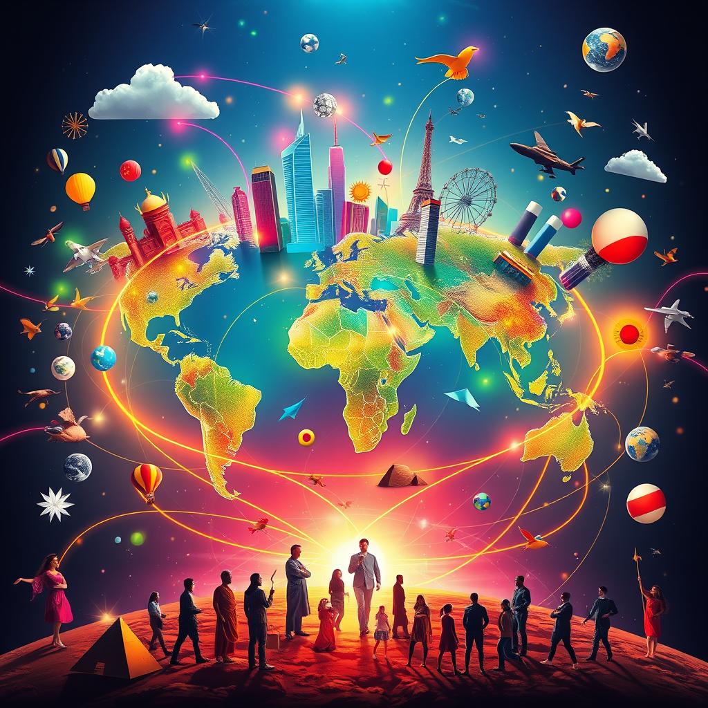 Colorful Globalization Cultures And Economies United