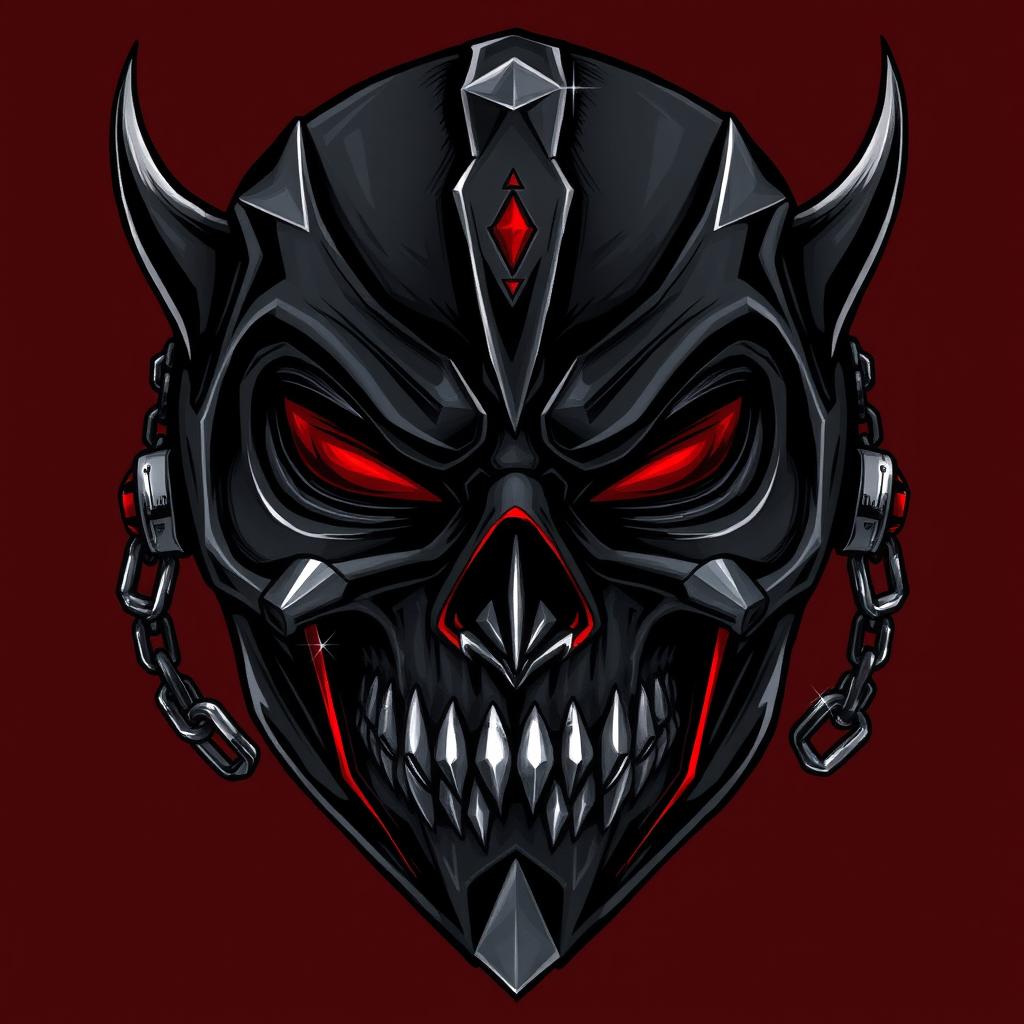 Unveil the Enigma Dark Mask Art(06)