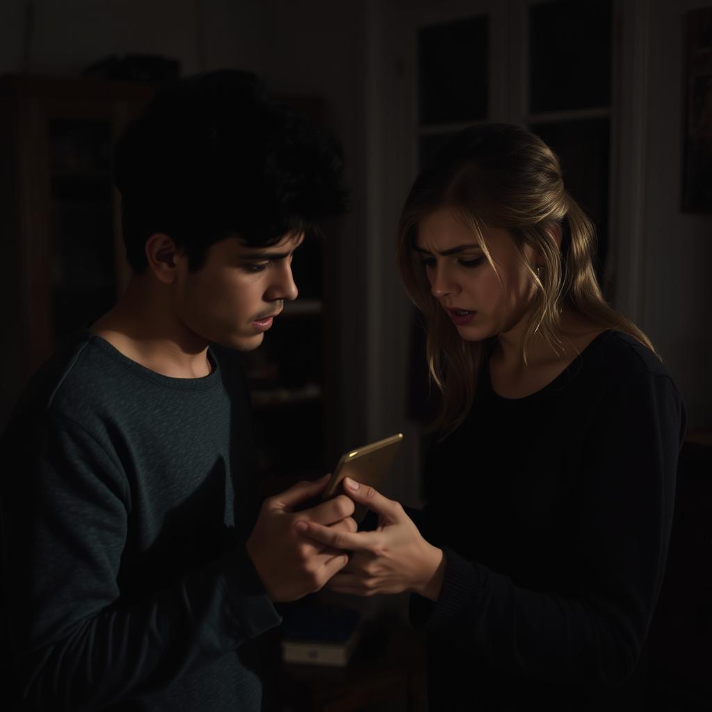 Betrayal Unfolds A Dramatic Moment Between Friends