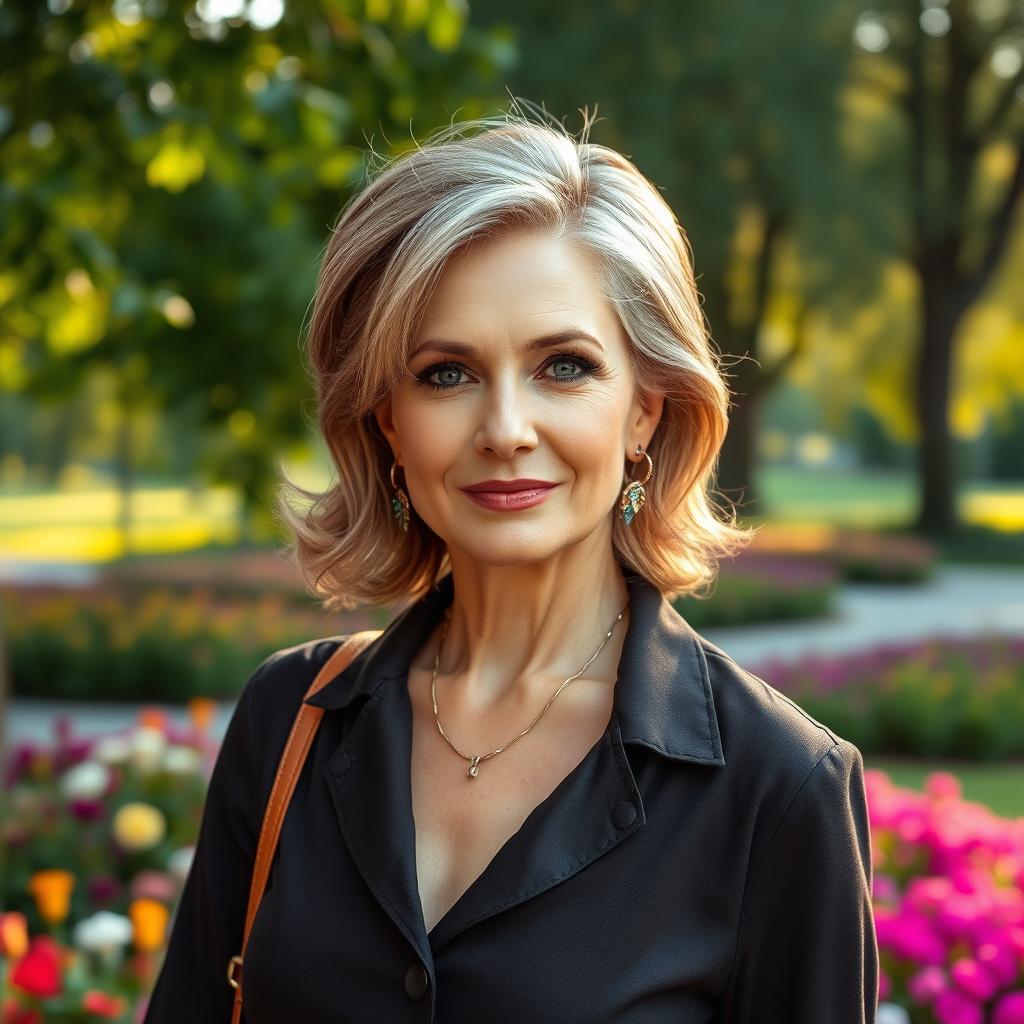 Timeless Elegance A Fashionable Russian Beauty