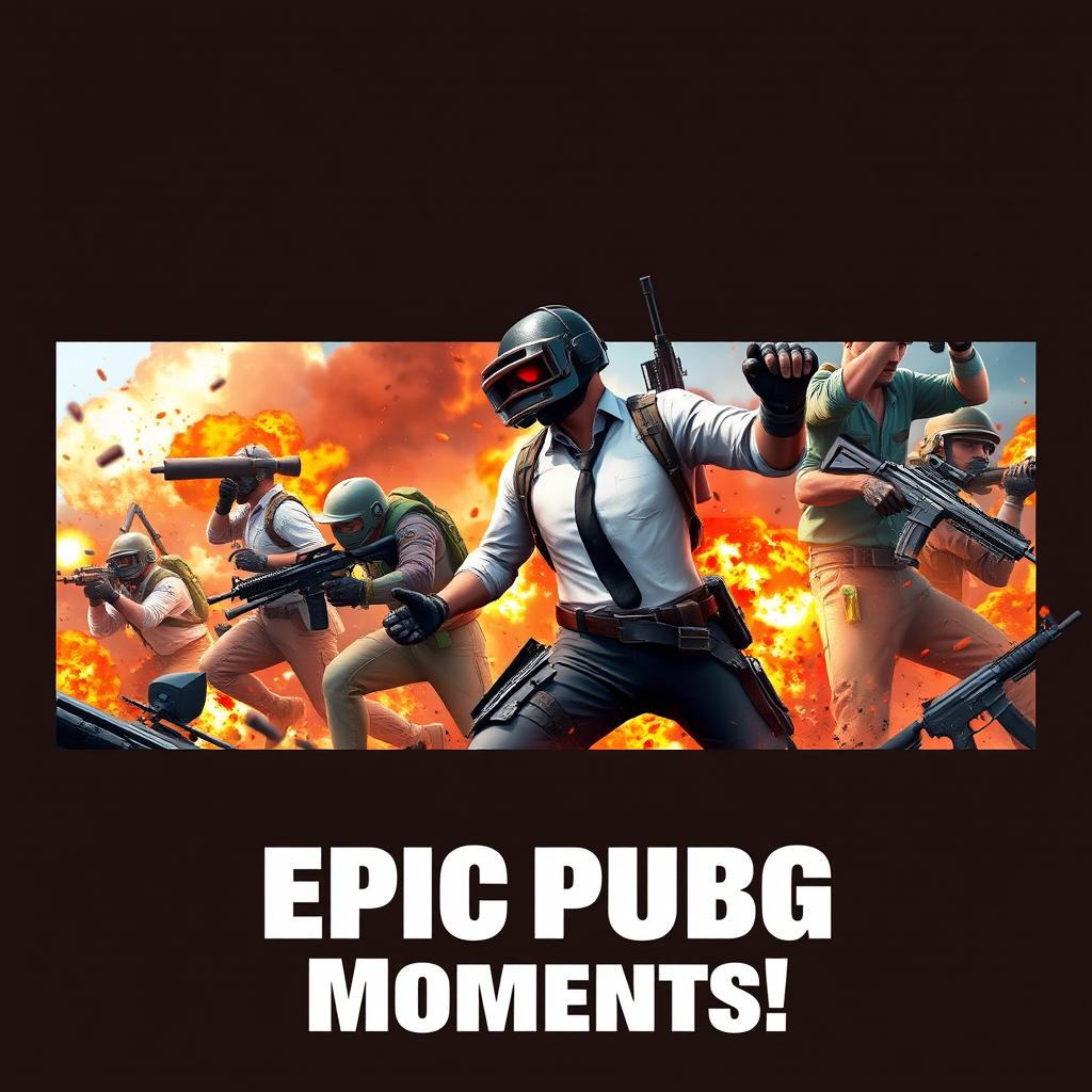 Epic PUBG Mobile Gameplay Thrilling YouTube Thumbnail Design