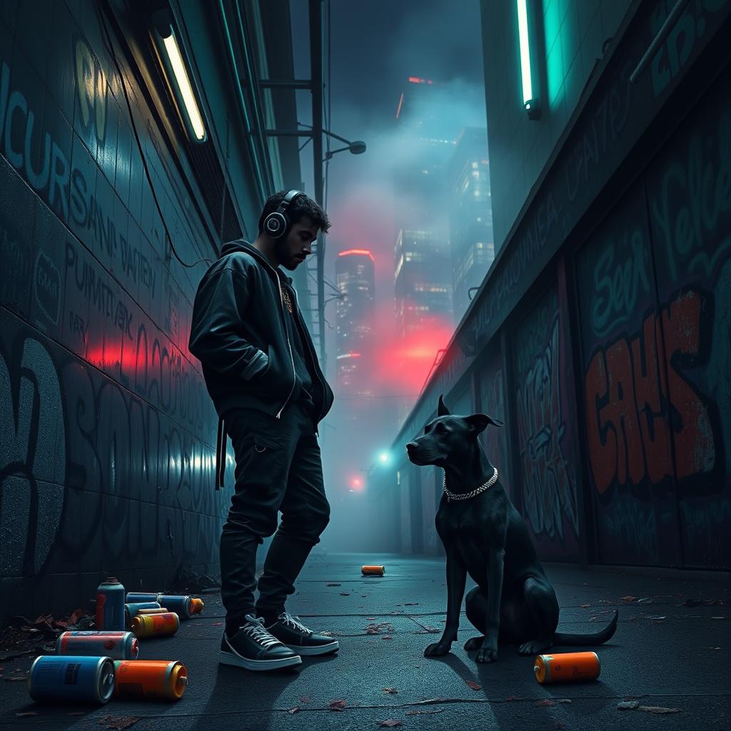 Exploring HipHop Vibes A Dark, Moody Underground Scene