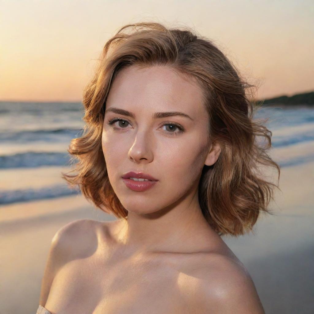 Scarlett Johansson at Sunset