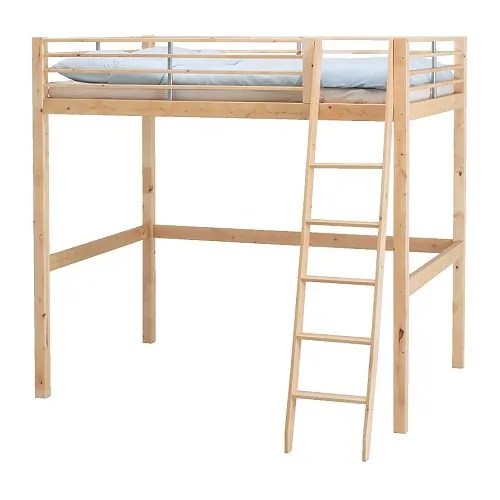 Loftsäng I Trä Stabilisera IKEA loftsäng Hemmet iFokus