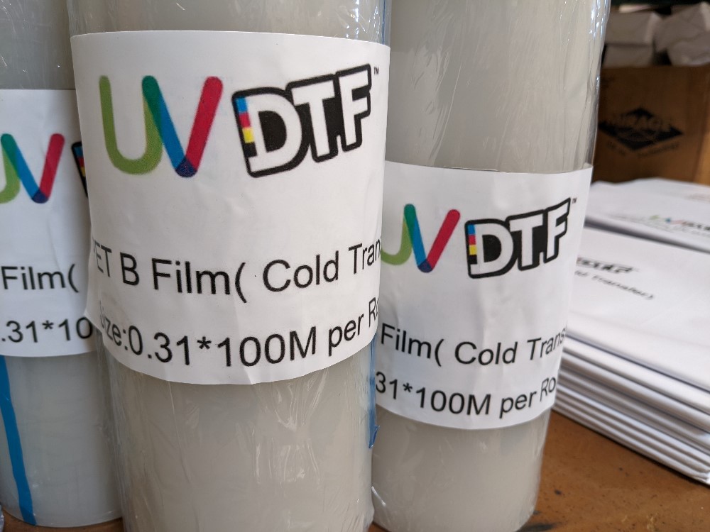 UVDTF Sheets Print with UV ink to these UVDTF Sheets to create